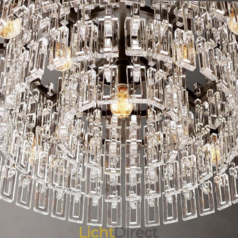 Amerikaanse plafondlamp luxe kristallen hanglamp 60cm