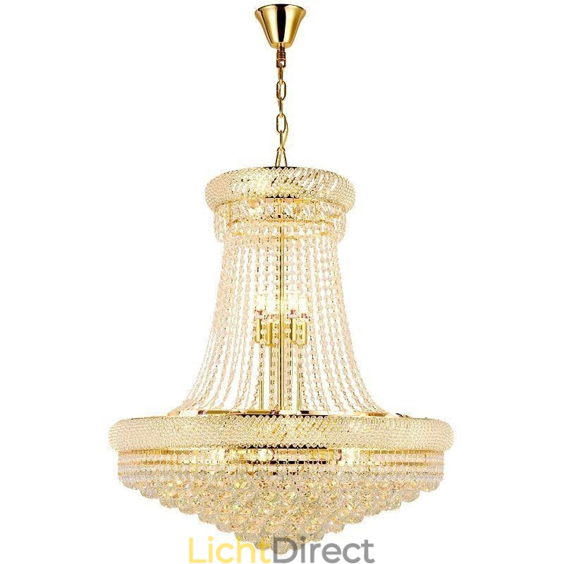 Kristallen hanglamp moderne duplex decoratieve plafondlamp