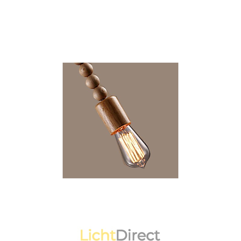 Kroonluchter Mini Stijl Traditioneel Klassiek Hout Bamboe