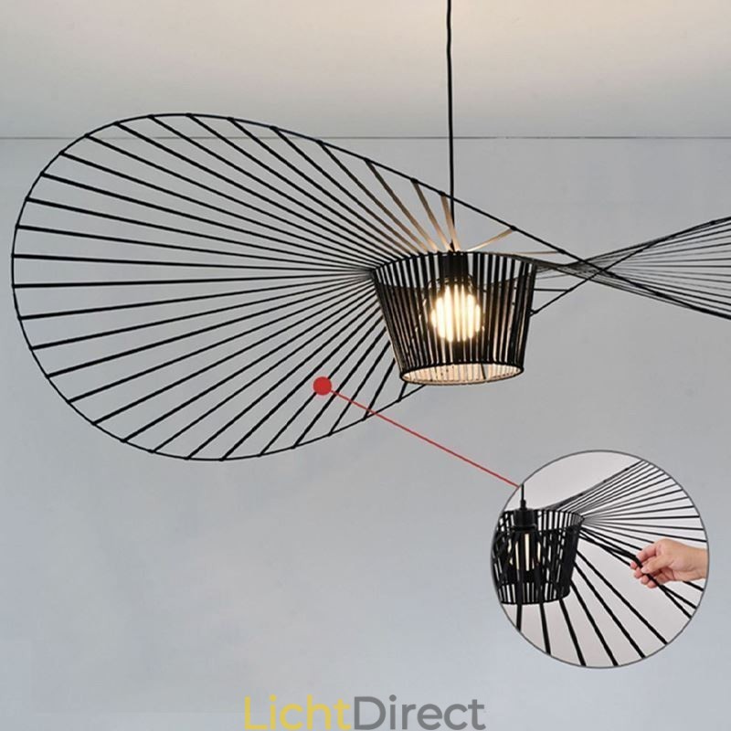 Hanglamp Moderne Eenvoudige Enkele Ijzeren Kunst Hoed Vorm Plafondlamp