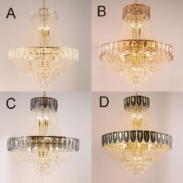 Kristallen hanglamp Luxe decoratieve plafondlamp