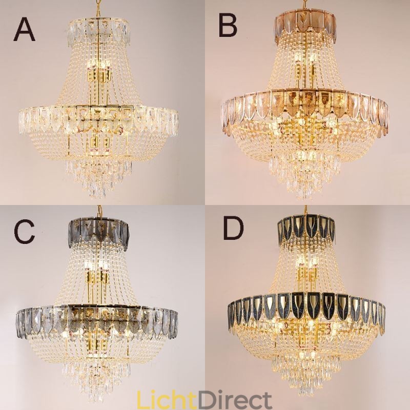 Kristallen hanglamp Luxe decoratieve plafondlamp