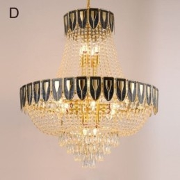 Kristallen hanglamp Luxe decoratieve plafondlamp