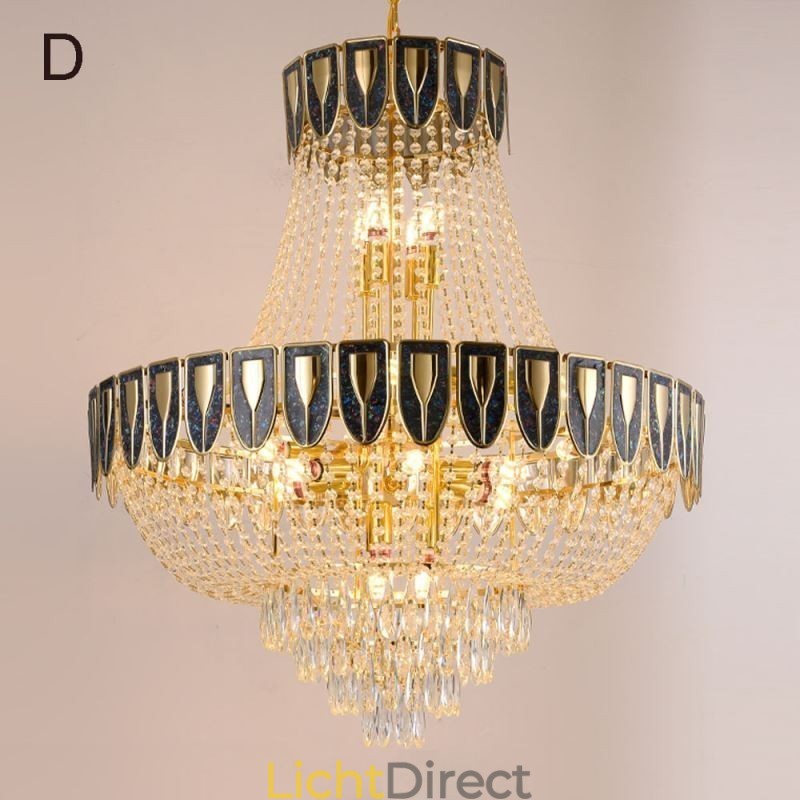 Kristallen hanglamp Luxe decoratieve plafondlamp
