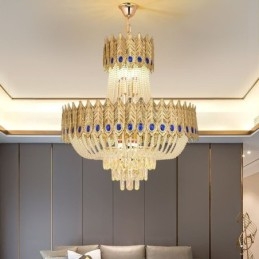 Kristallen hanglamp luxe decoratieve plafondlamp 60cm