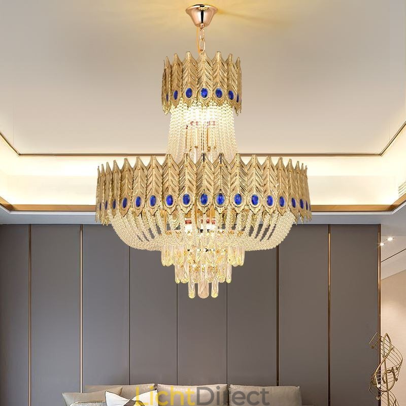 Kristallen hanglamp luxe decoratieve plafondlamp 60cm