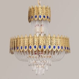 Kristallen hanglamp luxe decoratieve plafondlamp 60cm