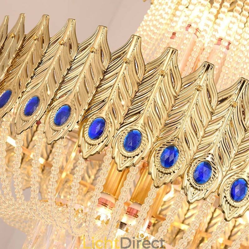 Kristallen hanglamp luxe decoratieve plafondlamp 60cm
