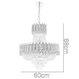 Kristallen hanglamp luxe decoratieve plafondlamp 60cm