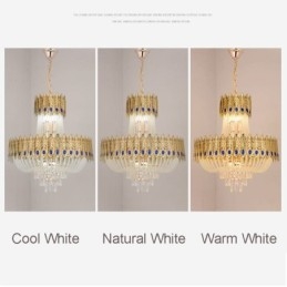 Kristallen hanglamp luxe decoratieve plafondlamp 60cm