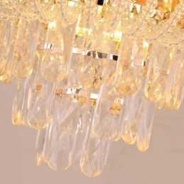 Kristallen hanglamp luxe decoratieve plafondlamp 60cm