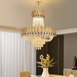 Kristallen hanglamp luxe decoratieve plafondlamp 60cm
