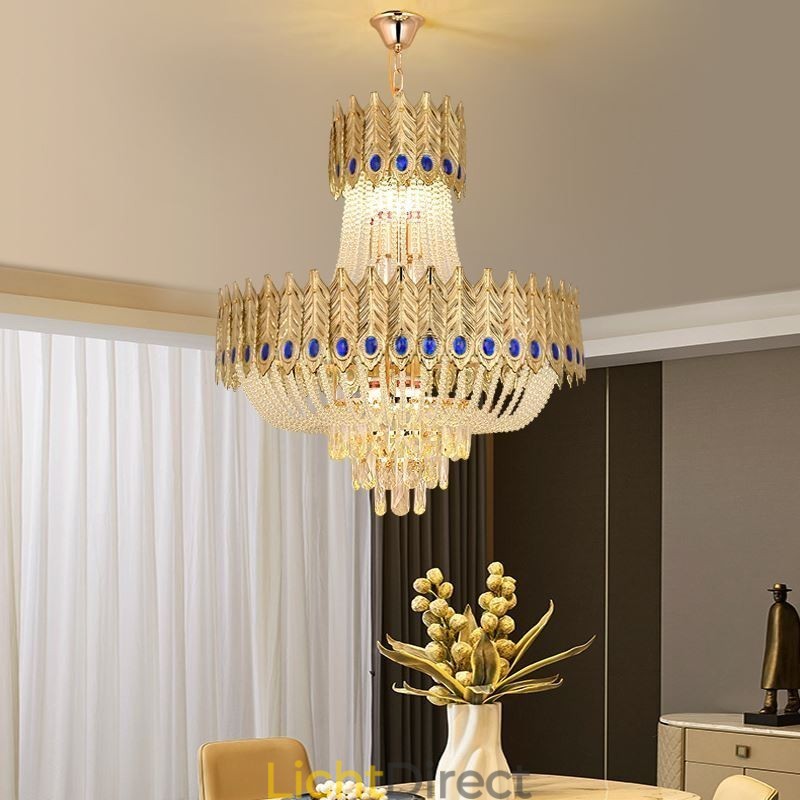 Kristallen hanglamp luxe decoratieve plafondlamp 60cm