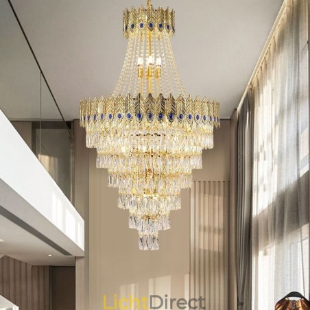 Kristallen hanglamp, verfijnde luxe decoratieve hanglamp, 80 cm Kristallen hanglamp, verfijnde luxe decoratieve hanglamp, 80 cm