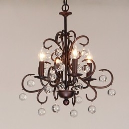 Traditionele klassieke schilderij metalen kroonluchter