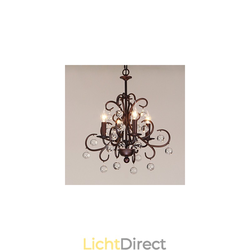 Traditionele klassieke schilderij metalen kroonluchter