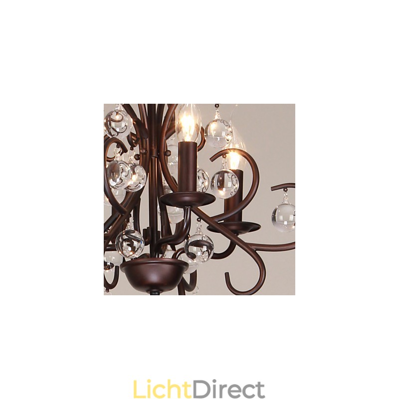 Traditionele klassieke schilderij metalen kroonluchter