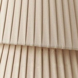 Hanglamp Franse crème stijl dubbele laag stoffen lampenkap plafondlamp