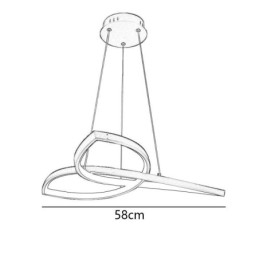 Hanglamp Minimalistische Klaver Plafondlamp