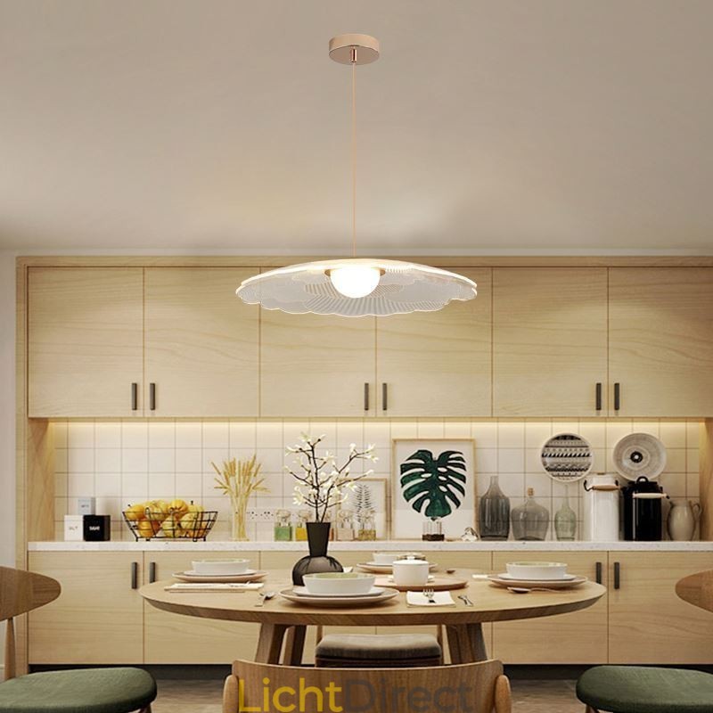 Hanglamp Acryl Bloem Pan Plafondlamp