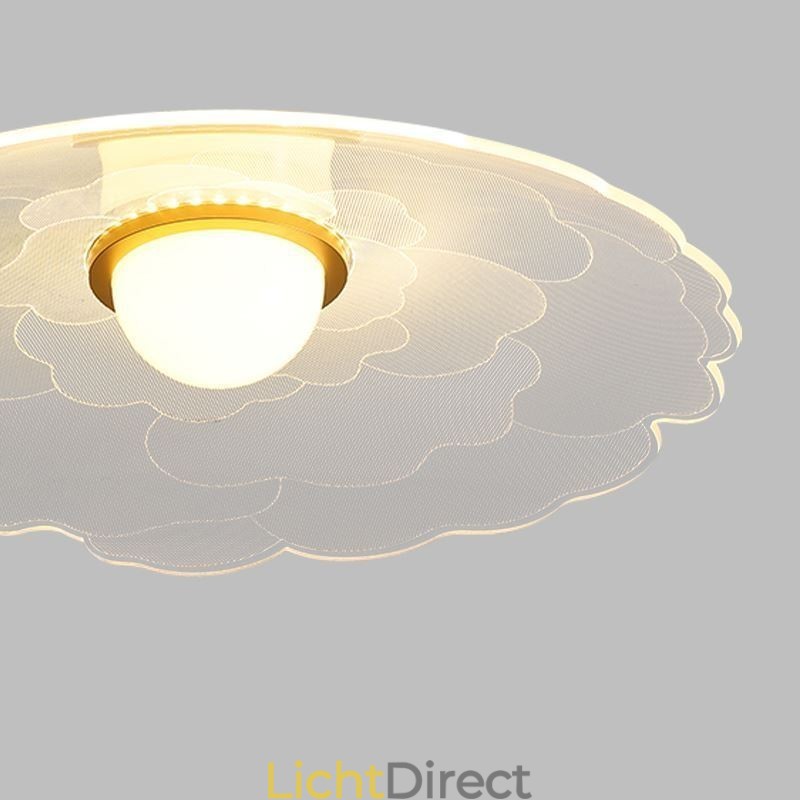 Hanglamp Acryl Bloem Pan Plafondlamp