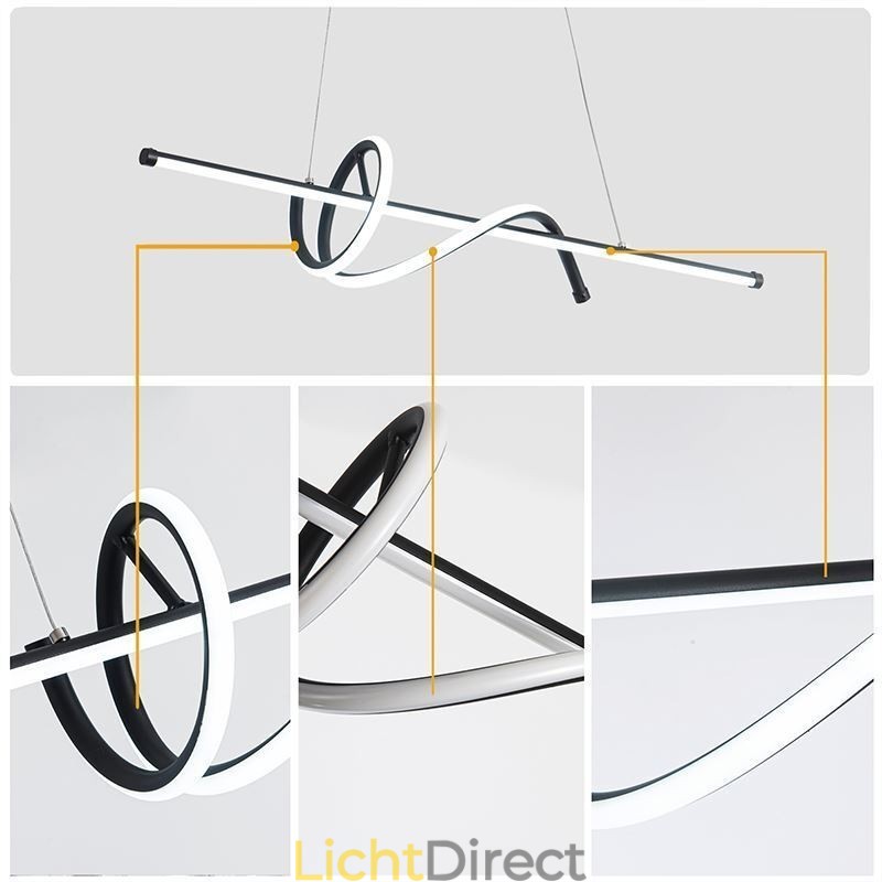 Hanglamp Minimalistische korte wikkelplafondlamp