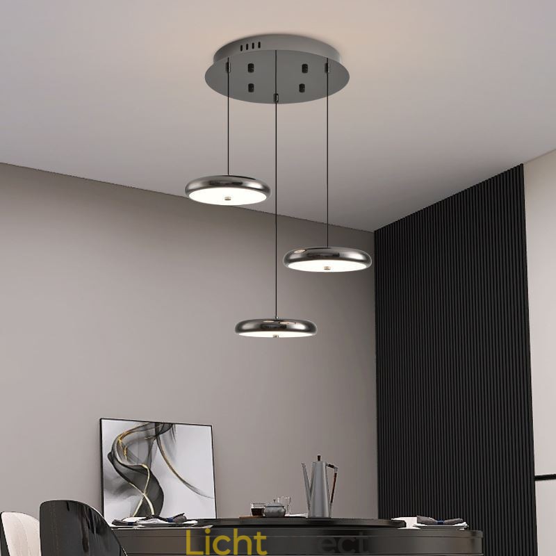 Hanglamp Drie Hoofden Ronde Hanglamp