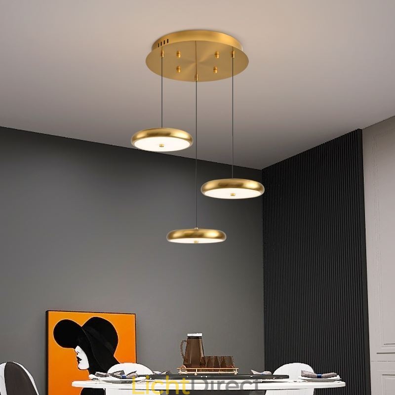 Hanglamp Drie Hoofden Ronde Hanglamp