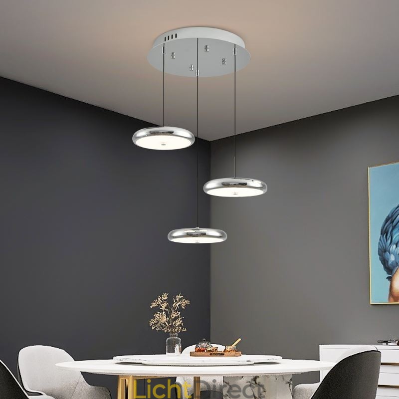 Hanglamp Drie Hoofden Ronde Hanglamp