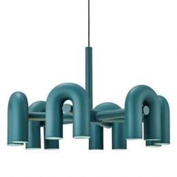 Hanglamp Rond Smeedijzer U-vormig Plafondlamp 90 Draaibare Kap