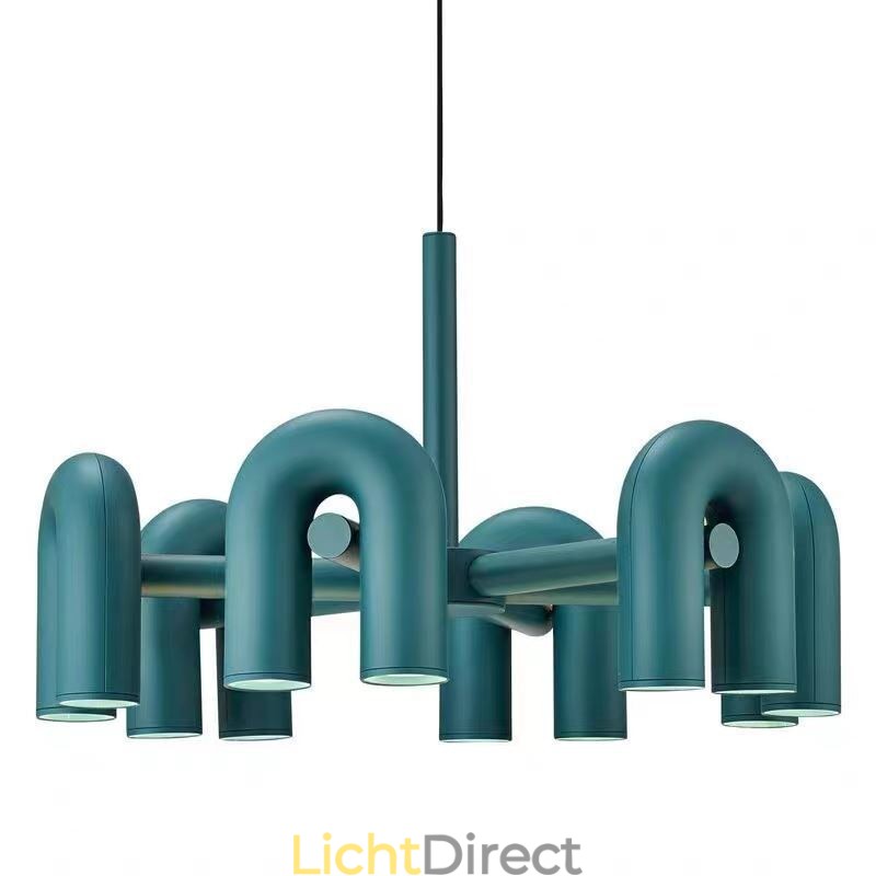 Hanglamp Rond Smeedijzer U-vormig Plafondlamp 90 Draaibare Kap