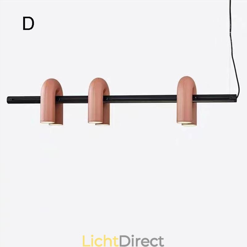 Plafondlamp Smeedijzer U-vormige hanglamp 90 Draaibare kap