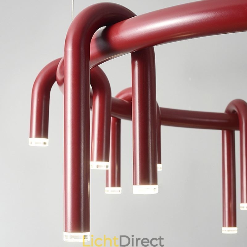 Plafondlamp Modern Scandinavisch Duplex Gebouw Circulair U-vormig Hanglamp