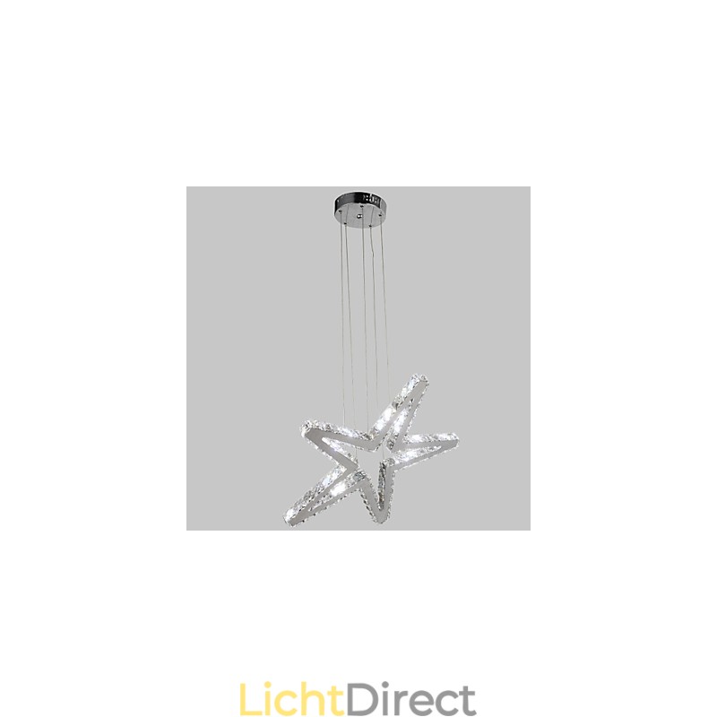 Traditionele klassieke kroonluchter van chroommetaal