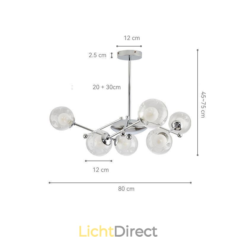 Glazen hanglamp Europese stijl Eenvoudige Magic Beans plafondlamp