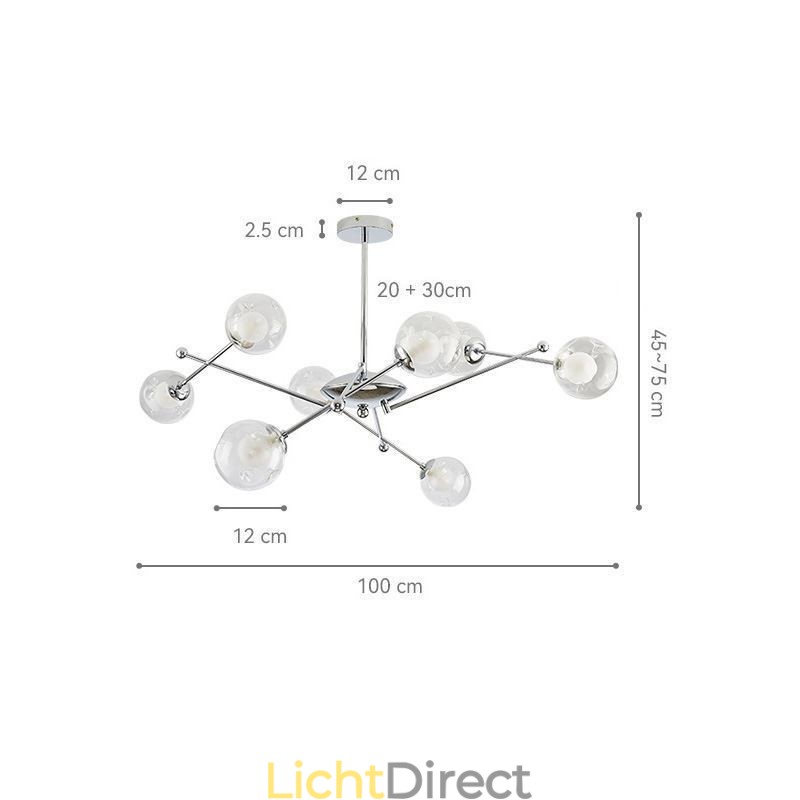 Glazen hanglamp Europese stijl Eenvoudige Magic Beans plafondlamp