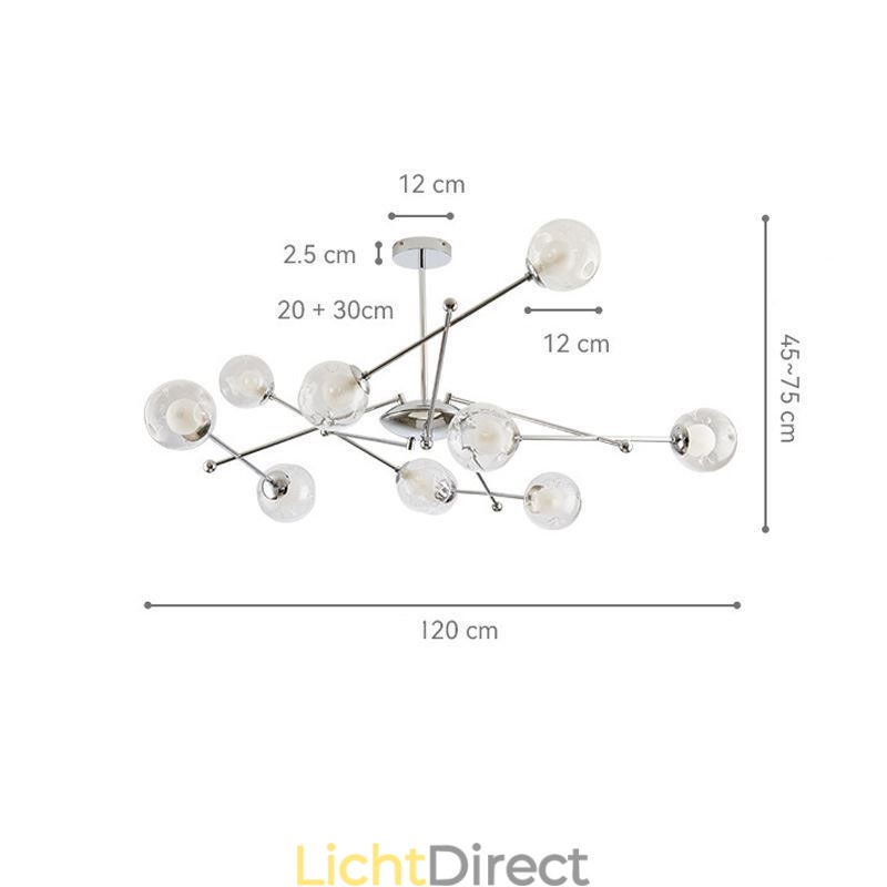 Glazen hanglamp Europese stijl Eenvoudige Magic Beans plafondlamp