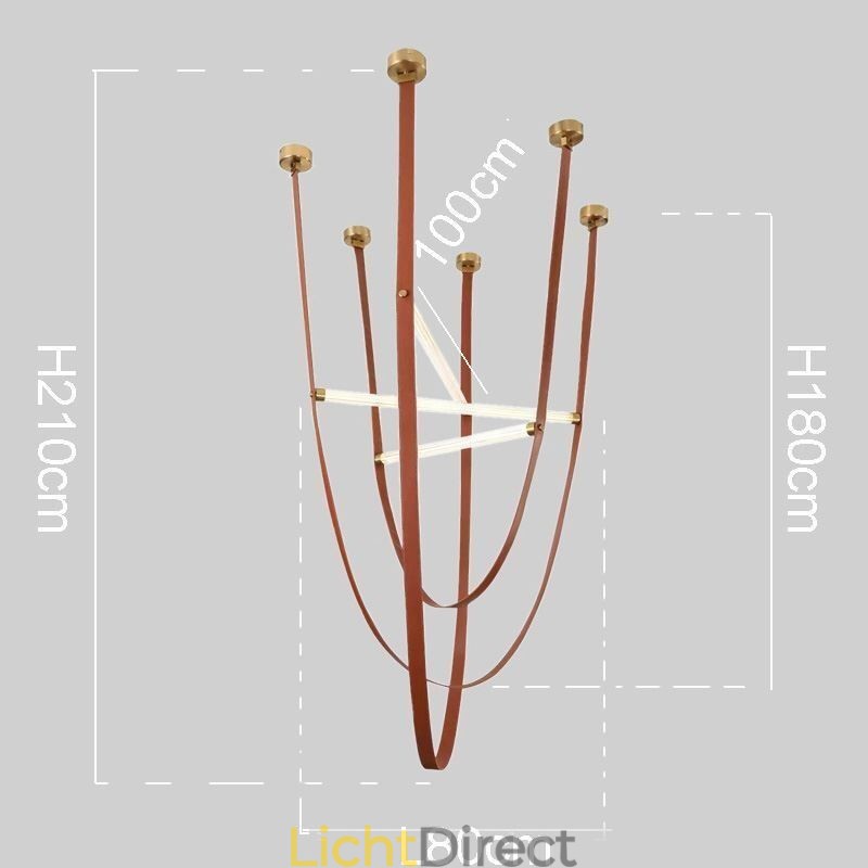 Europese hanglamp Wabi Sabi-stijl riem decoratieve lamp