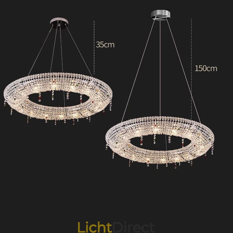 Kristallen hanglamp moderne lamp luxe plafondlamp
