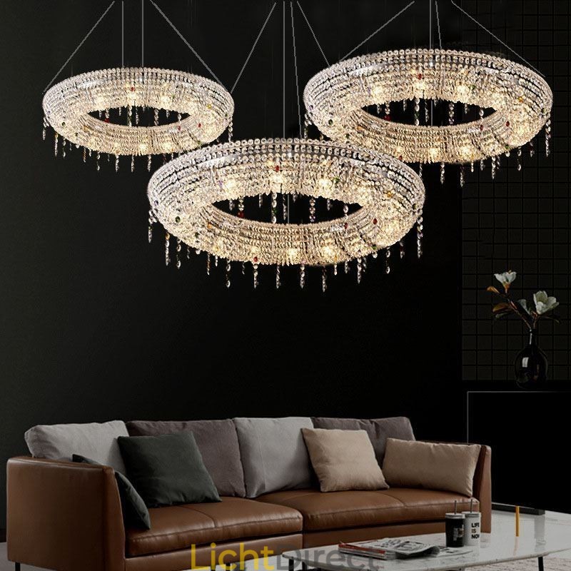 Kristallen hanglamp moderne lamp luxe plafondlamp