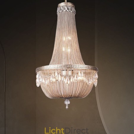 Kwast Hanglamp Retro Amerikaanse Duplex Aluminium Ketting Plafondlamp Kwast Hanglamp Retro Amerikaanse Duplex Aluminium Ketting Plafondlamp