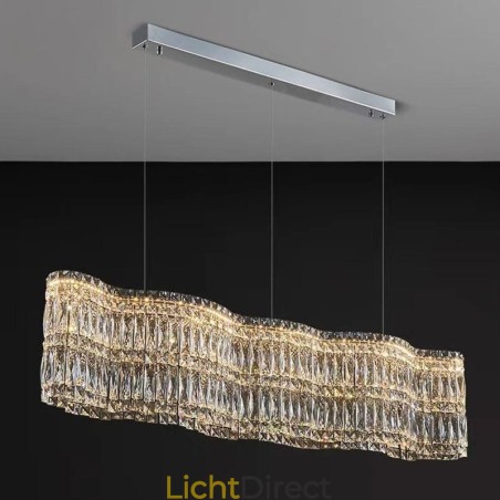 Lange kristallen hanglamp luxe decoratie plafondlamp Lange kristallen hanglamp luxe decoratie plafondlamp