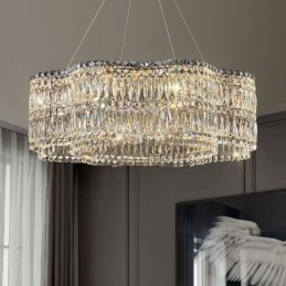 Kristallen plafondlamp moderne eenvoudige decoratie hanglamp