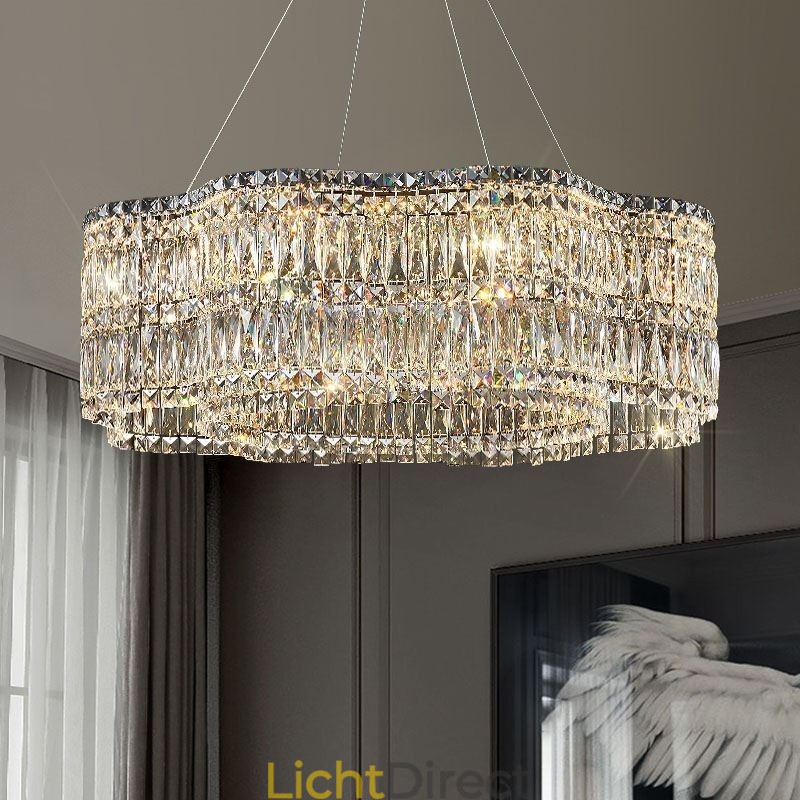 Kristallen plafondlamp moderne eenvoudige decoratie hanglamp