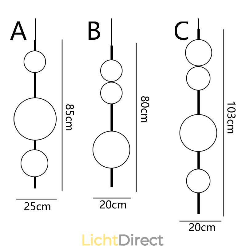Hanglamp Modern Minimalistisch Magische Bonen Molecuul Plafondlamp