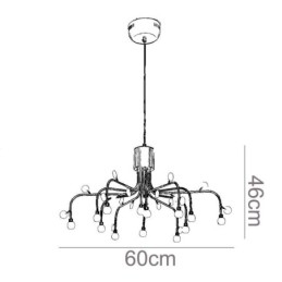Hanglamp Nordic Creative Natuurlijk Wit Plafondlamp 14 Lampen