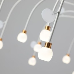 Hanglamp Nordic Creative Natuurlijk Wit Plafondlamp 14 Lampen