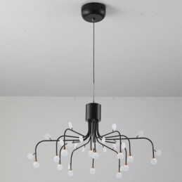 Hanglamp Nordic Creative Natuurlijk Wit Plafondlamp 14 Lampen