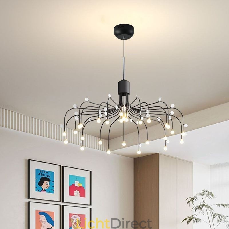 Hanglamp Nordic Creative Natuurlijk Wit Plafondlamp 30 Lampen