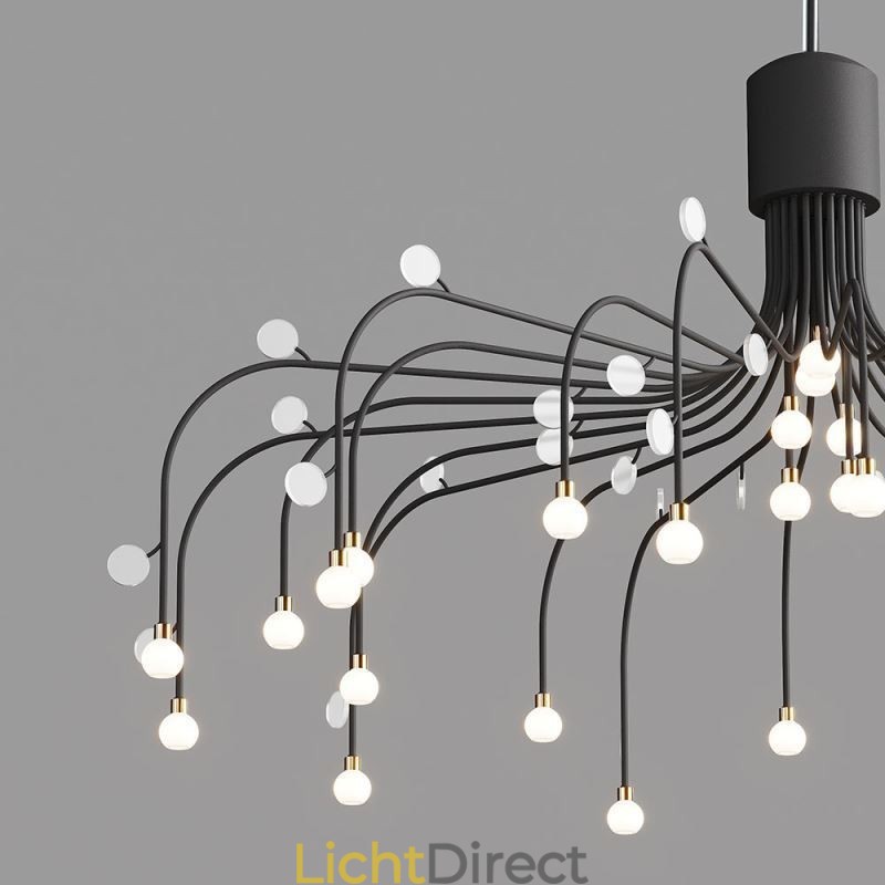 Hanglamp Nordic Creative Natuurlijk Wit Plafondlamp 30 Lampen